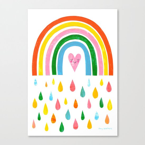 The Rain Gives You The Rainbow Canvas Print