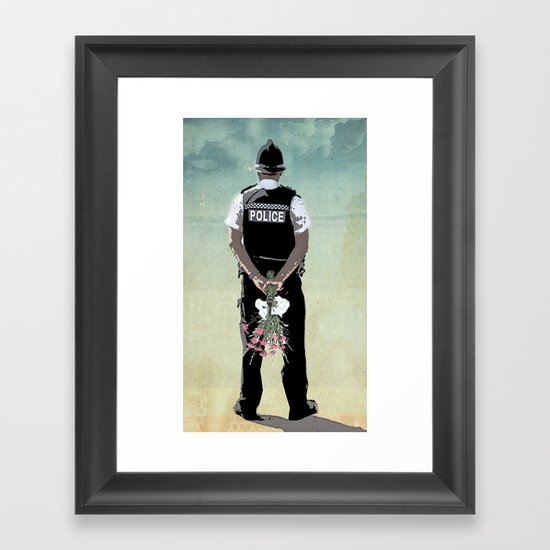 long arm Framed Art Print