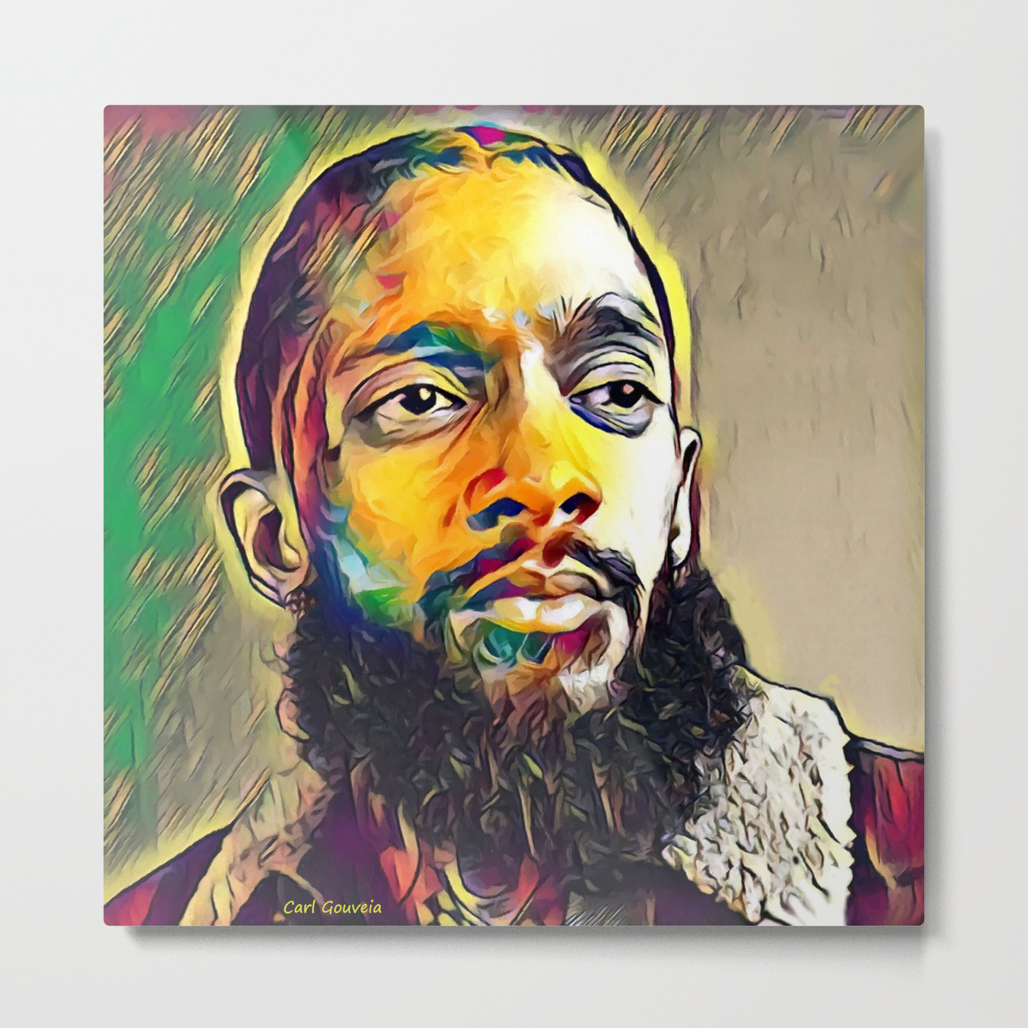 Nipsey Hussle Art Metal Print By Carlghi Society6