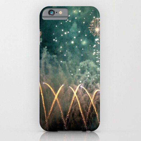 Fireworks Face iPhone & iPod Case