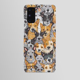 Australian Cattle Dog Pattern (Artwork by AK) Android Case
