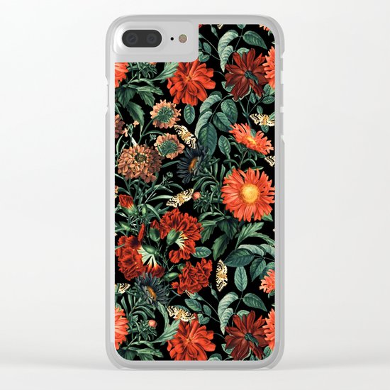NIGHT FOREST XVIII Clear iPhone Case
