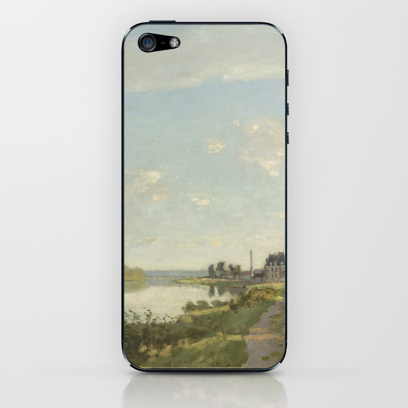 Claude Monet Argenteuil C 1872 Painting Iphone Skin By