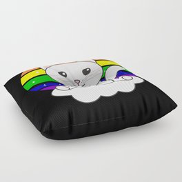 Cat Unicorn Rainbow Animals Unicorns Cats Floor Pillow