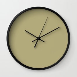 Medium Pale Green Solid Hue - 2022 Color - Shade Pairs Dunn and Edwards Even Growth DE5494 Wall Clock