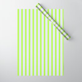 [ Thumbnail: Light Green & Lavender Colored Stripes Pattern Wrapping Paper ]