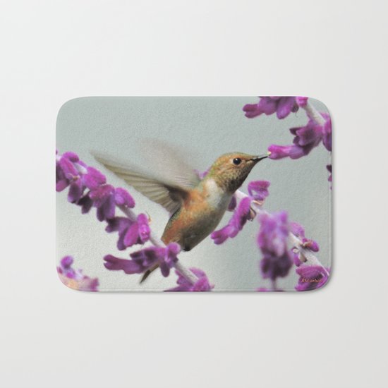 Slipping in for Another Sip Bath Mat