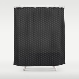 Black armor Shower Curtain