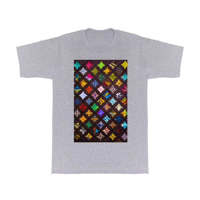 African American masterpiece 'Cathedral Window Quilt' by Viola Canady color photograph / photography T Shirt
