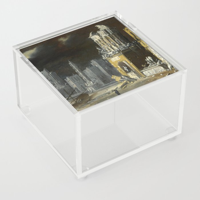 fantastic Ruins with Saint Augustine and the child Acrylic Box