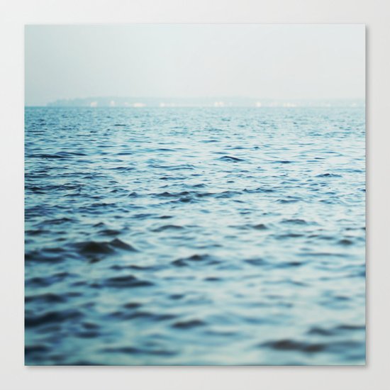 The Blue Channel Canvas Print