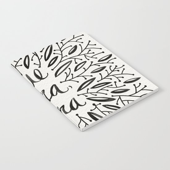 Whatever Will Be, Will Be – Black Ink Notebook