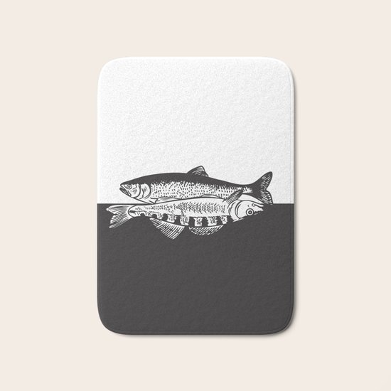 Fishes Bath Mat