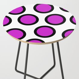 Purple Dots Side Table