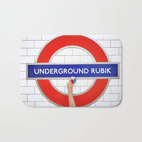 Underground Rubik Bath Mat