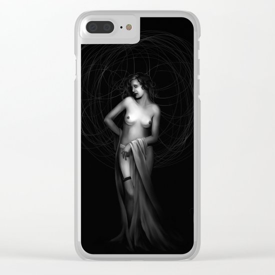 Vintage nude III. Clear iPhone Case
