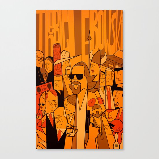 The Big Lebowski (variant aspect ratio) Canvas Print