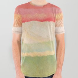 salty watercolor gradient All Over Graphic Tee