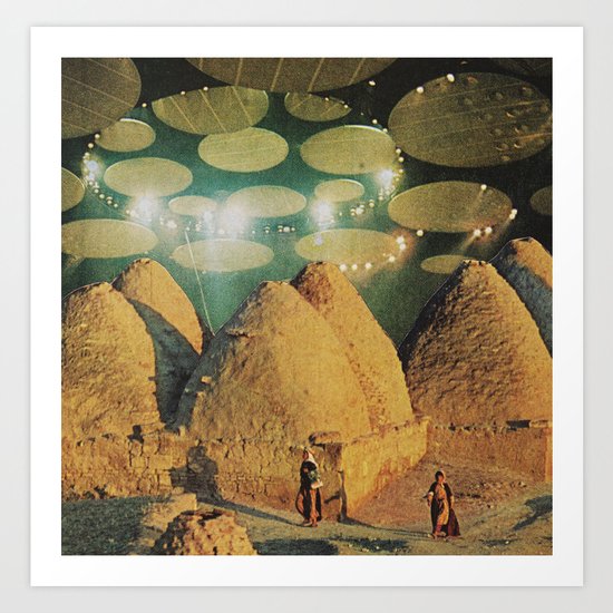 Into the Desert for a Crucial Test...(Stranger) Art Print