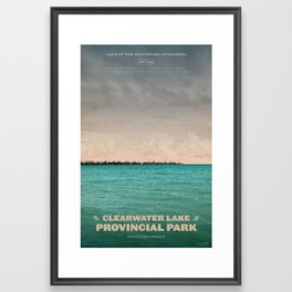 Clearwater Lake Provincial Park Framed Art Print