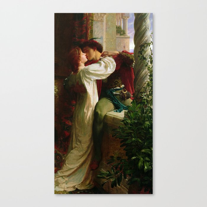 Romeo and Juliet, 1884 by Frank Dicksee Canvas Print