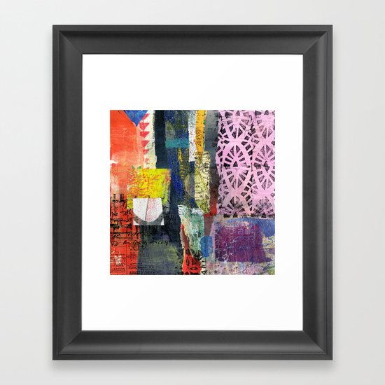 Collage 7 Framed Art Print