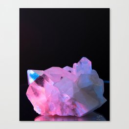 Pink Quartz Crystal Canvas Print
