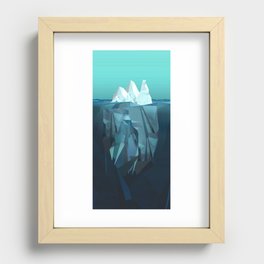 Iceberg Recessed Framed Print