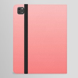 BEGONIA LIGHT RED & PINK OMBRE PATTERN  iPad Folio Case