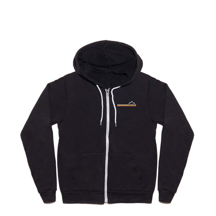 Charlottesville Virginia Full Zip Hoodie