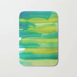 12   | Drench Me In | 190719 Bath Mat | Illustration, Pretty, Painting, Lines, Ink, Watercolor, Abstract, Swatch, Color, Study 