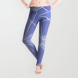 Two Hearts Beating As One - Soft Blue Leggings
