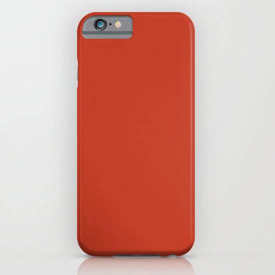 Dark pastel red iPhone & iPod Case