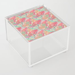 Peachy Palms Acrylic Box