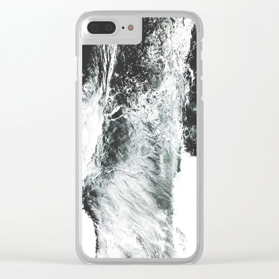 Abstract ocean Clear iPhone Case