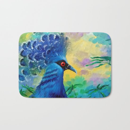 Peacock Bath Mat