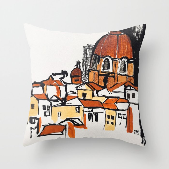Basilica di San Lorenzo, Florence Throw Pillow by Aimee Arpagorn Society6