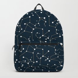 Constellation Simple Pattern Blue Backpack