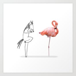 Flamingo Art Print