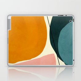shapes geometric minimal painting abstract Laptop Skin