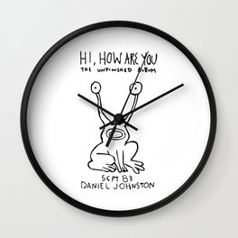 Daniel Johnston Hi How Are You, As Worn Wall Clock | Nirvana, Popart, Hihowareyou, 80Sart, Graphicdesign, Rockartwork, Danieljohnson, Indieartwork, Danieljohnston 