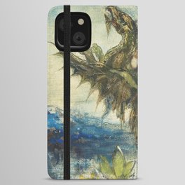Lady and serpent vintage Gustave Moreau painting iPhone Wallet Case