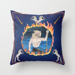 The Ring of Fire Throw Pillow