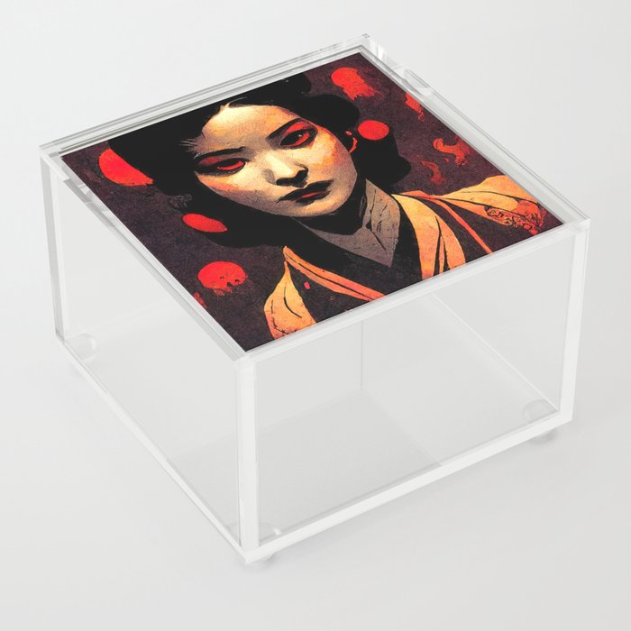 The Ancient Spirit of the Geisha Acrylic Box
