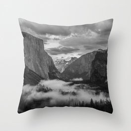 Tunnel View - Yosemite National Park Throw Pillow