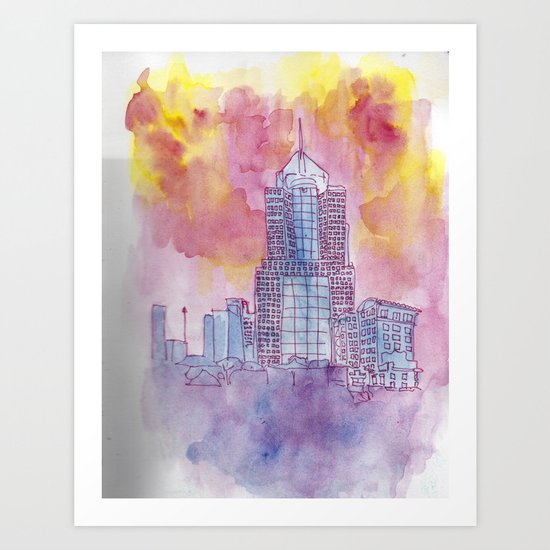 5th Avenue Place Sunset Art Print By Ingridlamanna Society6