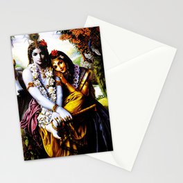 Hindu Krishna 3 Stationery Card