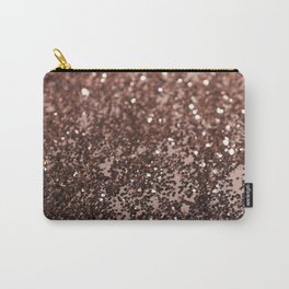 Rose Gold Glitter #1 #sparkling #decor #art #society6 Carry-All Pouch