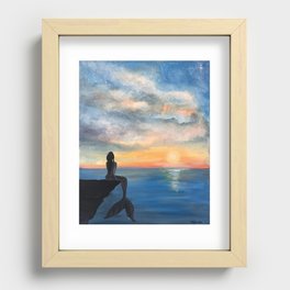 Flippin Sunset Recessed Framed Print