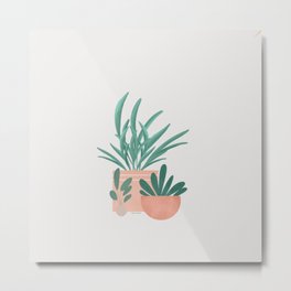 Botanical | Plants | Boho Metal Print